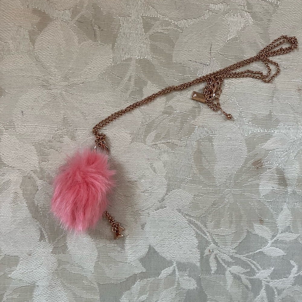 Kate Spade fluffy flamingo 🦩 necklace